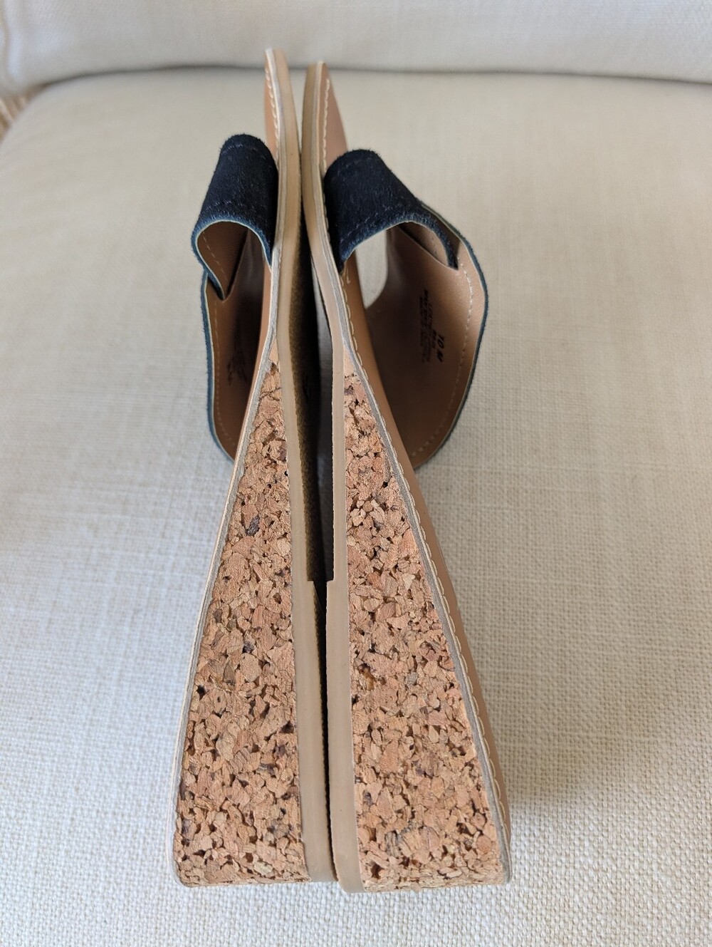 Beach By Matisse Baja Leather Slides Size 10 - Picture 10 of 11
